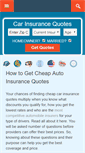 Mobile Screenshot of cheapautoinsurance.net